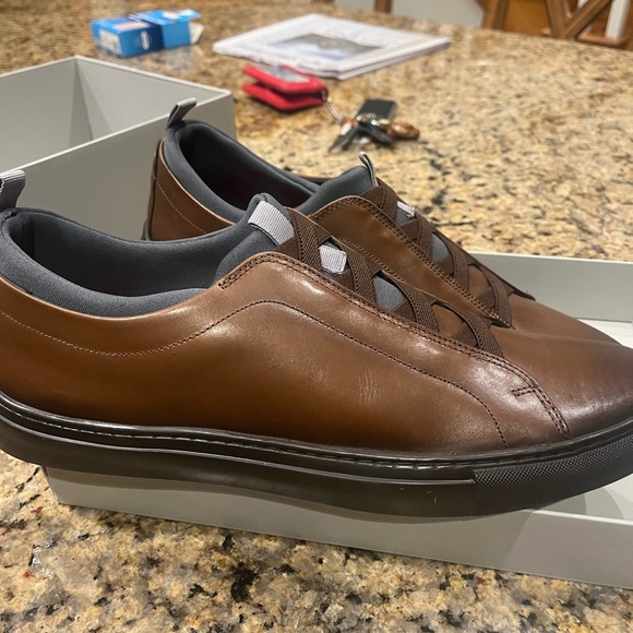 Martin Dingman slip on leather sneakers - Picture 3 of 5